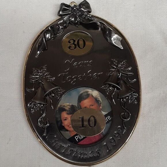 Bundle of 2 Hallmark Keepsake anniversary ornaments. - Picture 9 of 13